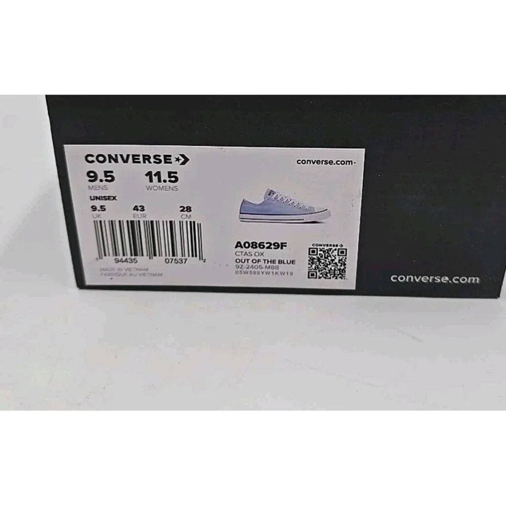 NIB Converse Chuck Taylor All Star OX Sneaker, 162116F Washed‎ Denim